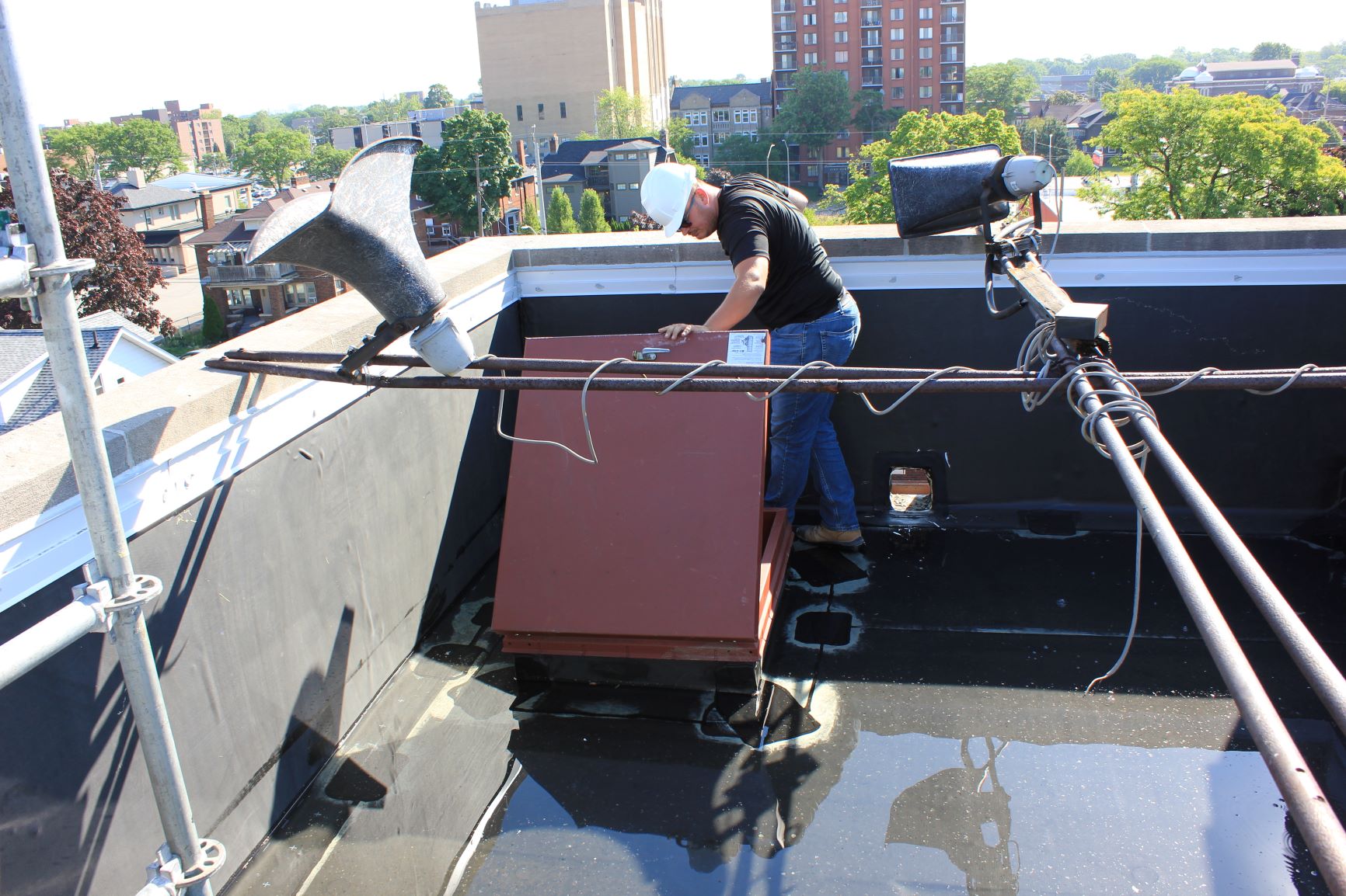 Opening Up the New Roof Hatch