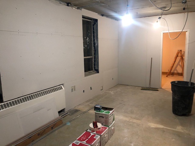 Drywall on Outside Wall